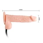 19 cm Pompalı Büyüyen Realistik Penis Anal Vajinal Dildo Mastürbatör - Görsel 9