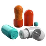 Prizma Hayali 15 cm Gerçekçi Doku Realistik Suni Darbeli Mastürbatör - Mavi - Görsel 4