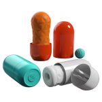 Prizma Hayali 15 cm Gerçekçi Doku Realistik Suni Darbeli Mastürbatör - Beyaz - Görsel 4