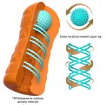 Prizma Hayali 15 cm Gerçekçi Doku Realistik Suni Darbeli Mastürbatör - Mavi - Görsel 5