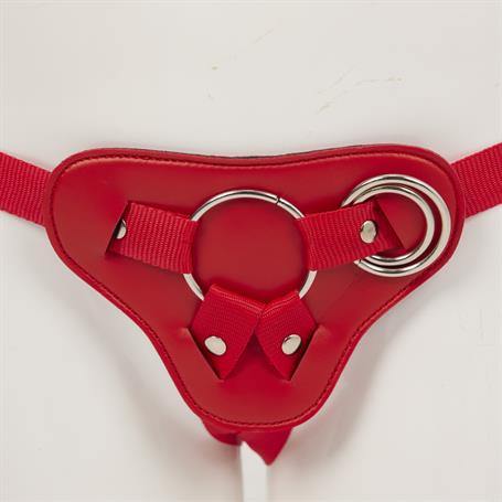 protez-penis-metal-3-halkali-kirmizi-d-cd-48f Protez Penis Metal 3 Halkalı Kırmızı Deri Kemer - Görsel 1