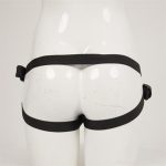 Protez Penis Metal 3 Halkalı Siyah Deri Kemer - Görsel 3