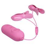 Romantic Wave - USB'den Şarjlı Titreşim & Elektro Şok Mandallı Göğüs Uyarıcı - Görsel 3