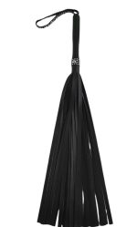 Siyah Fetish Fantezi Seti - 4'lü Kelepçe Kırbaç Göz Bandı - Görsel 4