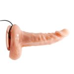 17 cm Gerçekçi Titreşimli Dildo Vibratör Penis - Görsel 4