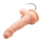17 cm Gerçekçi Titreşimli Dildo Vibratör Penis - Görsel 3