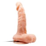 17 cm Gerçekçi Titreşimli Dildo Vibratör Penis - Görsel 2