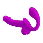 Su Fışkırtmalı Çift Taraflı G-Spot Strapon Penis - Kelpie  - Görsel 5