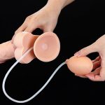 Su Fışkırtmalı Vantuzlu Ten Dokulu 23 cm Penis - Görsel 2