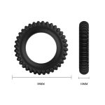 Titan 3'lü Tırtıklı Penis Halkası - Görsel 5