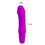 10 Titreşim Özellikli Vibratör Mor 13.5 cm - Görsel 4