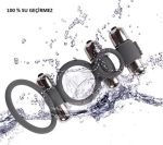 Triple Üçlü Titreşimli Silikon Penis Halkası - Görsel 4