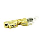 Oynar Başlı Klitoris Uyarıcılı Altın Renkli Teknolojik Tavşan Vibratör Penis - Görsel 3