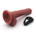 USB Manyetik Şarjlı 20 cm İleri Geri Hareketli Titreşimli Dildo - Görsel 4