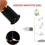 USB Manyetik Şarjlı Uzaktan Kumandalı 6 İleri Geri & 8 Titreşim & Isıtma Fonksiyonlu Teknolojik Vibratör - Görsel 5