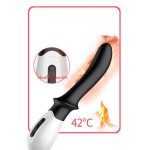 USB Şarjlı 10 Fonksiyonlu Isıtmalı Vajinal Anal Teknolojik Vibratör - Görsel 4