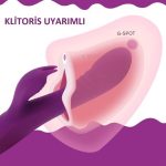 USB Şarjlı 10 Fonksiyonlu Klitoris Uyarıcılı Teknolojik Vibratör - Görsel 5
