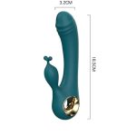 USB Şarjlı 10 Fonksiyonlu Klitoris Uyarıcılı Teknolojik Vibratör - Lilo - Görsel 4