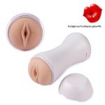 USB Şarjlı 10 Fonksiyonlu Sesli & Titreşimli Realistik Suni Vajina Mastürbatör - Görsel 4