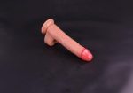 USB Şarjlı 22 cm Isıtmalı İleri Geri Hareketli Çift Katmanlı Uzaktan Kumandalı Penis - Görsel 2