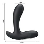 USB Şarjlı 30 Modlu Titreşimli Prostat Vibratör ve Anal Plug Siyah - Görsel 4