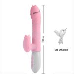 USB Şarjlı 7 Dil ve Titreşim Uyarım Fonksiyonlu Isıtmalı Teknolojik Vibratör - Görsel 5