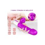 USB Şarjlı 7 Klitoris Emme ve İleri Geri Fonksiyonlu Tireşimli Teknolojik Vibratör - Görsel 4