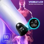 USB Şarjlı 8 Emme Modlu Dijital Göstergeli Sesli Teknolojik Mastürbatör - Görsel 4