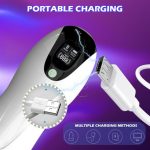 USB Şarjlı 8 Emme Modlu Dijital Göstergeli Sesli Teknolojik Mastürbatör - Görsel 3