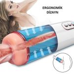 USB Şarjlı Emme Modlu Sesli Teknolojik Mastürbatör - Görsel 3
