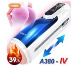 USB Şarjlı Sesli Isıtmalı İleri Geri Hareketli Titreşimli Emme Vakum Ayarlı Masturbatör - Leten A380 - Görsel 4