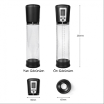 USB Şarjlı Penextender Smart Pump Akıllı Penis Pompası - Görsel 4