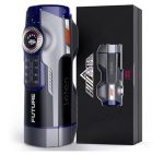 USB Şarjlı Sesli Isıtmalı İleri Geri Hareketli Titreşimli Emme Vakum Ayarlı Masturbatör - Leten Future 708