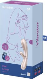 Satisfyer Hot Lover Usb Şarjlı Telefondan Kumandalı Isıtmalı Klitoris Uyarıcılı Teknolojik Vibratör
