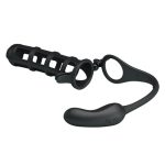 Penis Kılıflı USB Şarjlı Titreşimli Anal Plug - Görsel 4