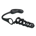 Penis Kılıflı USB Şarjlı Titreşimli Anal Plug - Görsel 5