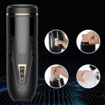 USB Şarjlı Titreşimli İleri Geri & Rotasyon Ayarlı Sesli Masturbatör - Rita - Görsel 4