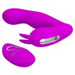 USB Şarjlı Uzaktan Kumandalı 12 Titreşim 4 Darbe Fonksiyonlu Teknolojik G-Spot Vajinal Mor Vibratör - Görsel 4