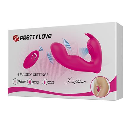 usb-sarjli-uzaktan-kumandali-12-titres-b971- USB Şarjlı Uzaktan Kumandalı 12 Titreşim 4 Darbe Fonksiyonlu Teknolojik G-Spot Vajinal Eflatun Vibratör - Görsel 1