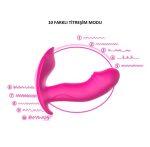 USB Şarjlı Uzaktan Kumandalı Gıdıklama Fonksiyonlu Çamaşır Altı Isıtmalı Teknolojik Vibratör - Görsel 5