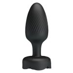 USB'den Manyetik Şarjlı 10 Farklı Titreşimli 5 Led Işıklı Silikon Anal Plug - Osborn - Görsel 2