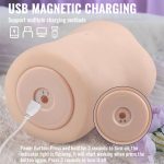 USB'den Manyetik Şarjlı Telefondan Kumandalı Emme ve Güçlü Titreşim Fonksiyonlu Realistik Masturbatör - Eliza - Görsel 4