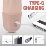 USB'den Şarjlı Emme ve Güçlü Titreşim Fonksiyonlu Realistik Masturbatör - Beate - Görsel 5