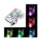 Uzaktan Kumandalı Led Işıklı Büyük Boy Çelik Anal Plug - Görsel 3