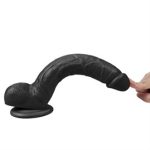 28 cm Realistik Zenci Dildo Penis - Optimus - Görsel 3
