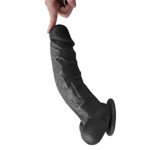 27 cm Belden Bağlamalı Realistik Dildo Zenci Penis Set - Görsel 4