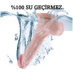 Yeni Nesil Çift Katmanlı 23 cm Realistik Dildo Penis - Görsel 5