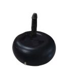 19 cm Realistik Siyah İnflatable Pilates Toplu Penis