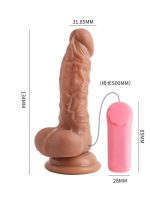 Afrodit Shop 13.4 Cm Kablolu Kumandalı Dildo Vibratör