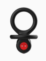 Afrodit Shop Çift Penis Halkalı Titreşimli Prostat Masaj Aleti ve Dildo Vibratör - Geciktirici Etkili & Testis Uyarıcı Esnek Silikon Anal Plug - Görsel 3